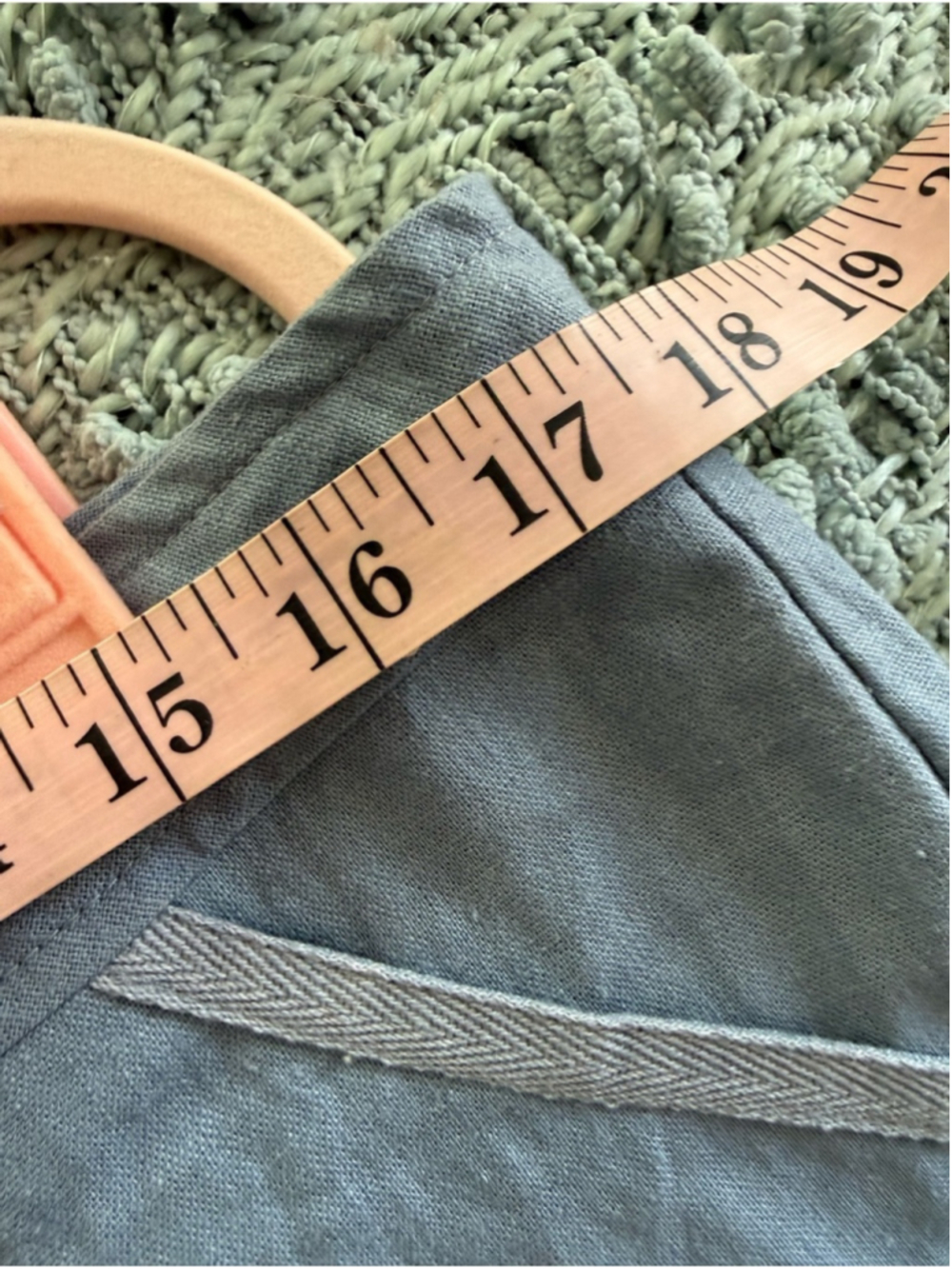 Upcycled Boho Ruffle Wide Leg Linen Blend Bloomer Pants Size 15 Large/XL - Picture 6 of 8